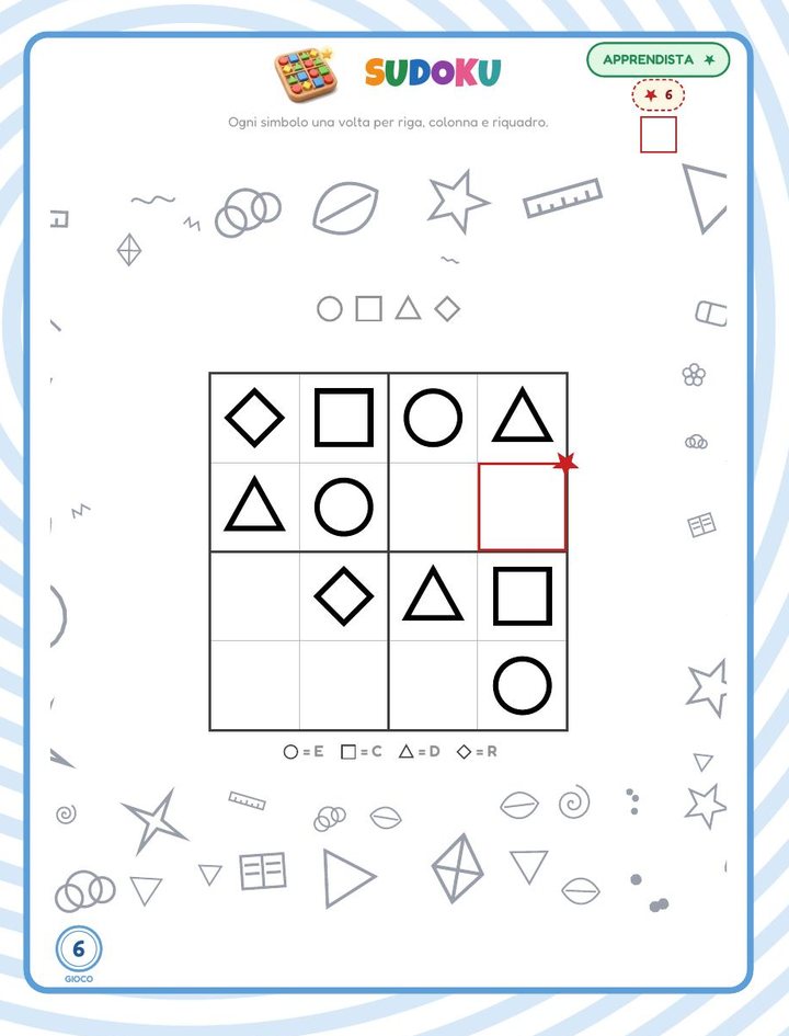 Il sudoku — Animali