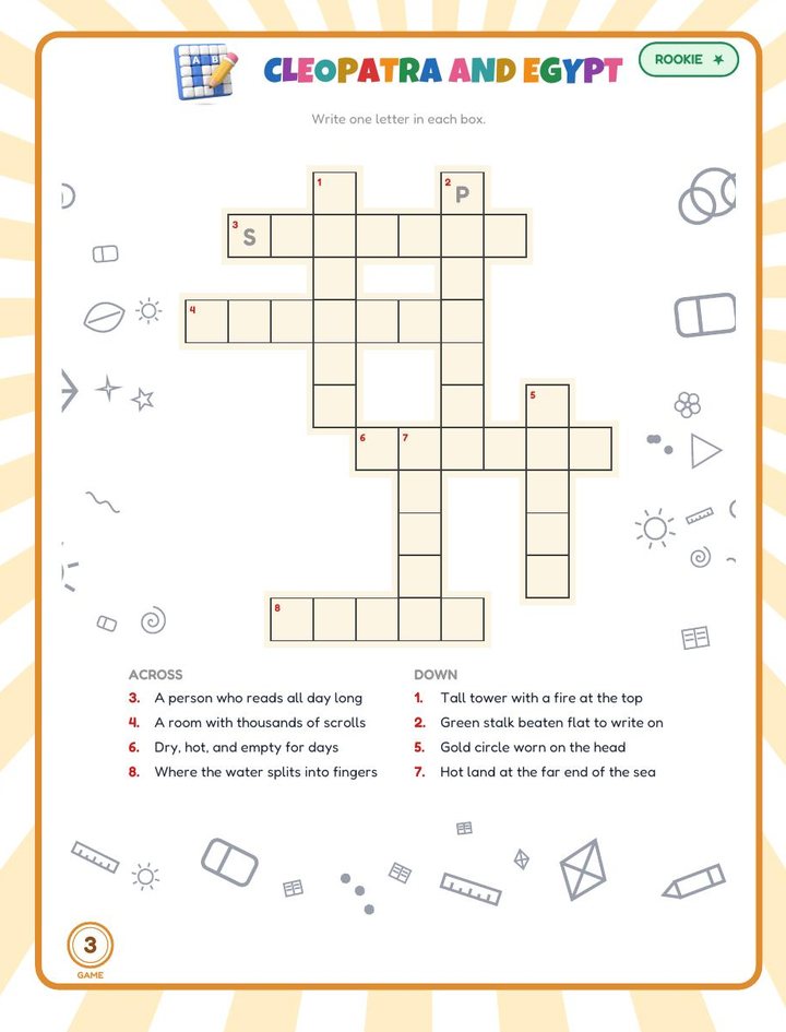 The crossword — Julius Caesar