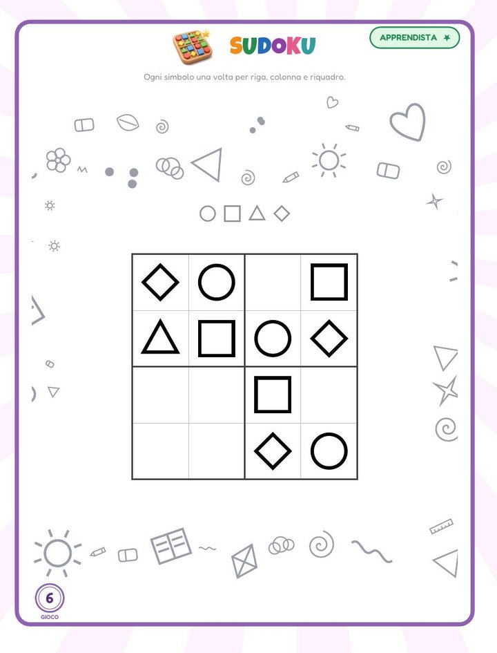 Il sudoku — Lazio