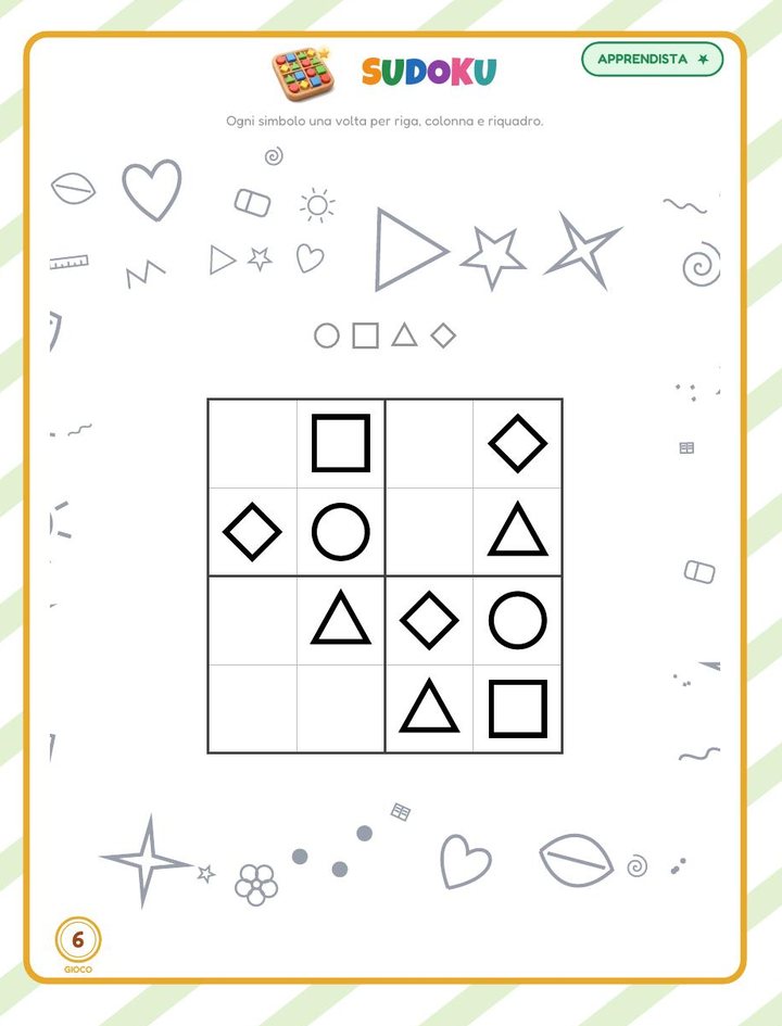 Il sudoku — Sardegna
