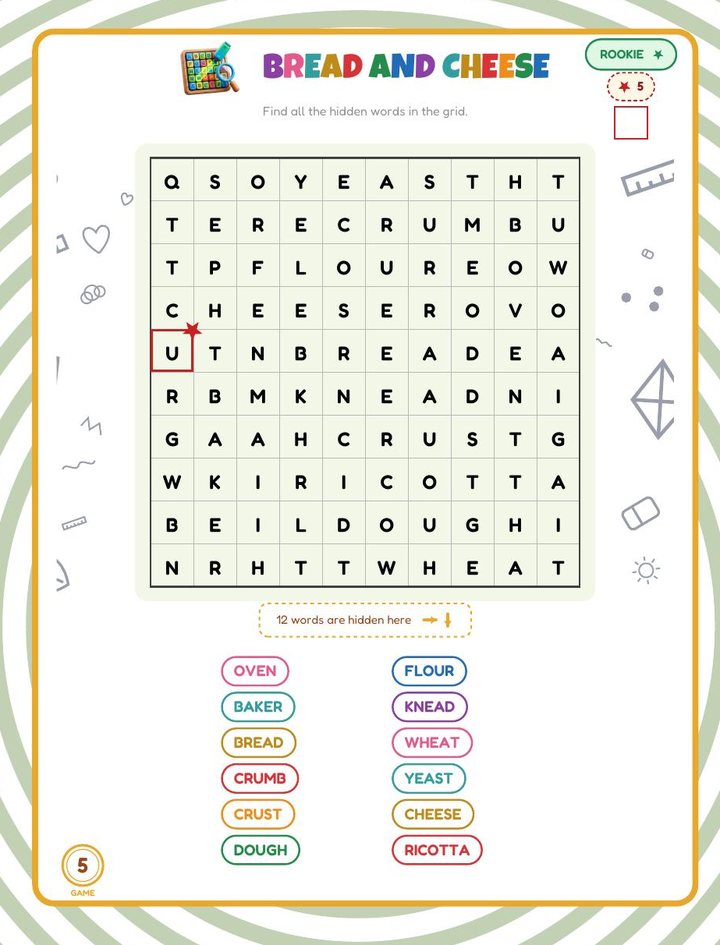 The word search — Sardinia
