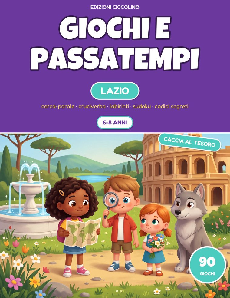 Giochi e passatempi per bambini 6-8 anni — Lazio