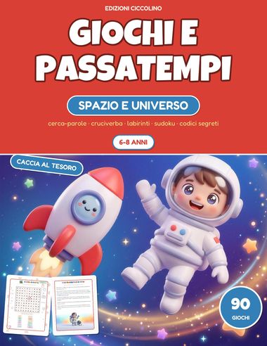 Giochi e passatempi per bambini 6-8 anni — Spazio e universo